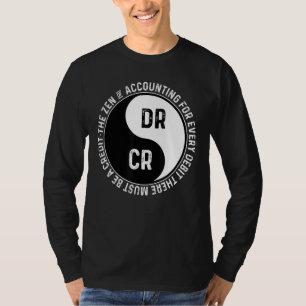Camiseta O Zen de Contabilização de Cada Débito Deve Ser