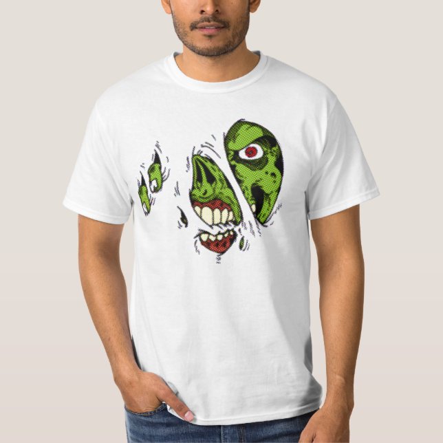Camiseta O zombi comeu meu t-shirt (Frente)