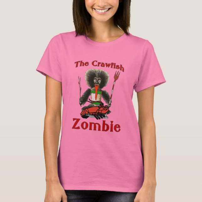Camiseta O Zombie Crawfish (Frente)