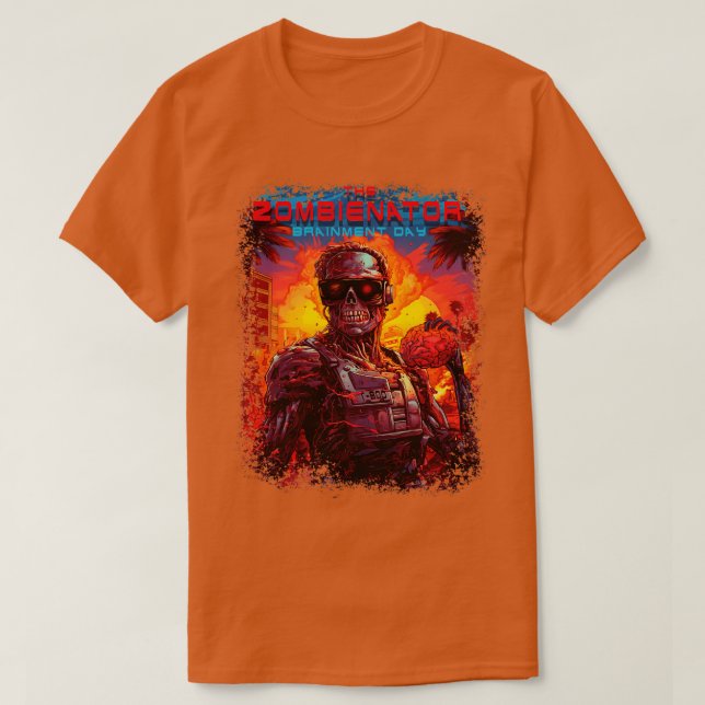 Camiseta O Zombienator (Frente do Design)