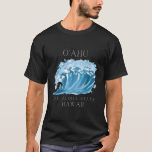 Camiseta O'Ahu Hawaii Wave Aloha State