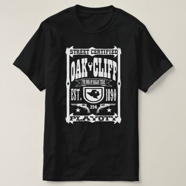 Camiseta Oak Cliff! (Frente do Design)