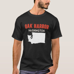 Camiseta Oak Harbor Washington EUA State America Viagem
