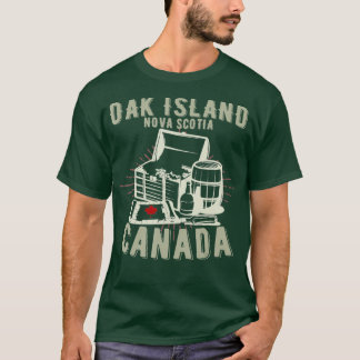 Camiseta Oak Island Canada Nova Scotia Treasure History