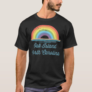 Camiseta Oak Island North Carolina Souvenir Graphic 