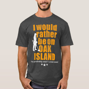 Camiseta Oak Island para detecção de metais, ventiladores