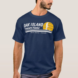 Camiseta Oak Island Treasure and Metal Detector