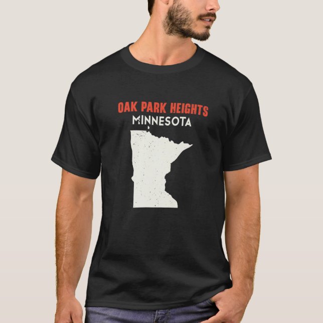 Camiseta Oak Park Heights Minnesota USA State America Trave (Frente)