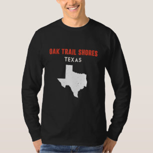 Camiseta Oak Trail Shores Texas EUA State America Viagem Te