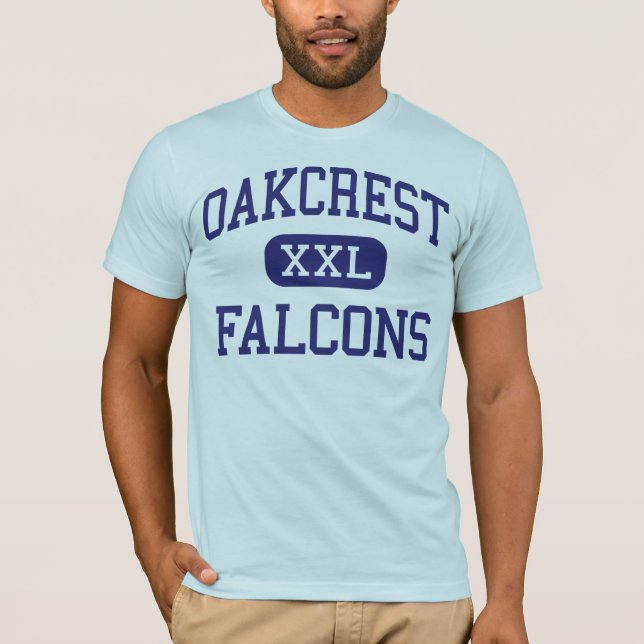 Camiseta Oakcrest - Falcons - alto - aterragem de maio (Frente)