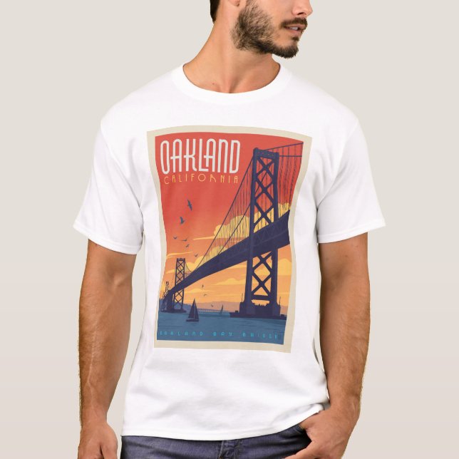 Camiseta Oakland, Califórnia (Frente)