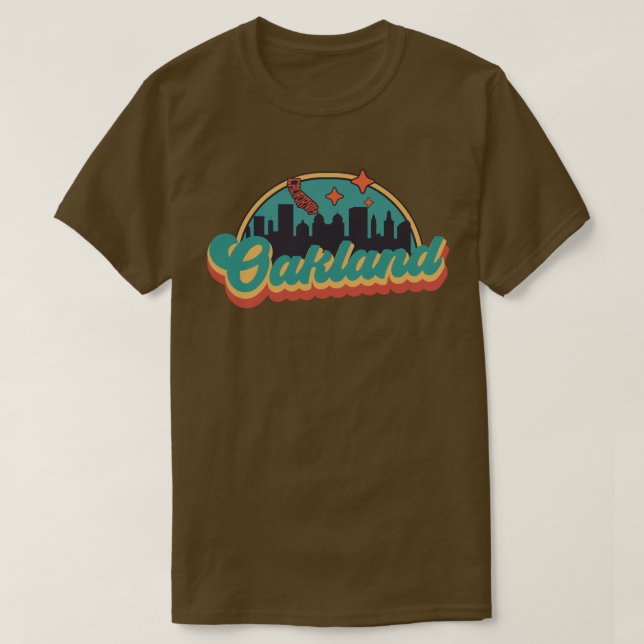 Camiseta Oakland, Califórnia (Frente do Design)