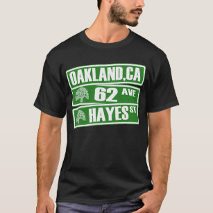 Camiseta Oakland, Califórnia (62nd Ave, Hayes Rua)