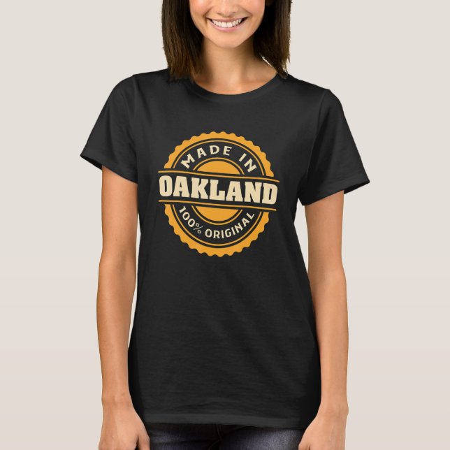 Camiseta Oakland Hometown (Frente)