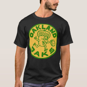 Camiseta Oakland Oaks Logotipo de Basquete Vintage Aba