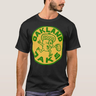 Camiseta Oakland Oaks Logotipo de Basquete Vintage Aba