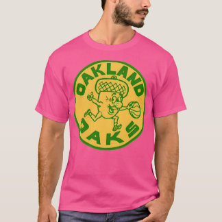 Camiseta Oakland Oaks Logotipo de Basquete Vintage Aba