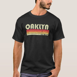 Camiseta Oaklyn Nj Nova Jersey Cidade Engraçada Casa Raiz R