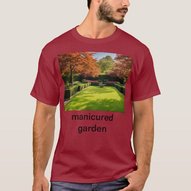 Camiseta Oásis Encantada: Um Retreto De Jardim Manicuído (Frente)