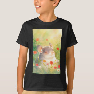 Camiseta Oásis Floral de Chinchila