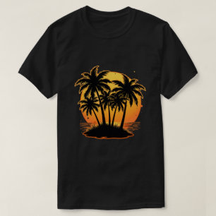 Camiseta Oásis Tropical Sunset