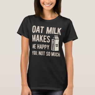 Camiseta Oat Milk Engraçado