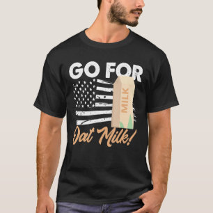 Camiseta Oat milk Vegan Leite Orgânico Isento De Leite