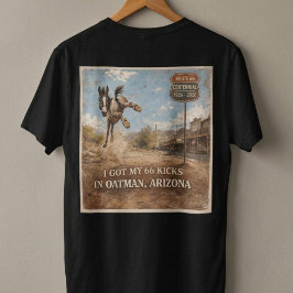 Camiseta Oatman Arizona Patrimônio Vestuário Western