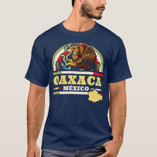 Camiseta Oaxaca México Mapa Bandera Mexicana