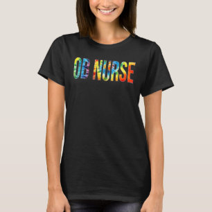 Camiseta Ob Enfermeira Apreciação Dia Corante Para Mulheres