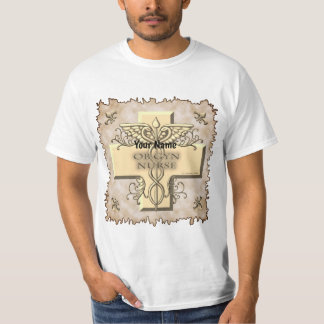 Camiseta Ob Gyn Nurse atravessa Caduceus