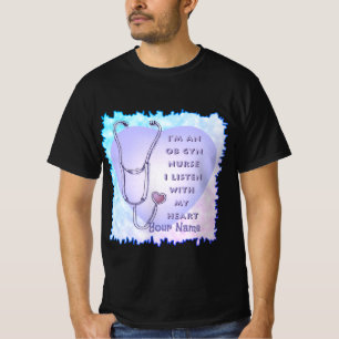 Camiseta Ob Gyn Nurse Heart