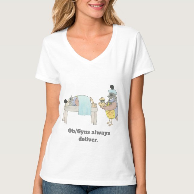 Camiseta Ob/Gyn Quail (Frente)