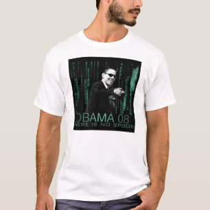 Camiseta Obama 08: Não há nenhuma colher