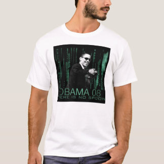 Camiseta Obama 08: Não há nenhuma colher