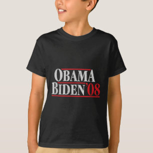 Camiseta Obama 08 Shirt - Campanha Retroativa Obama Biden