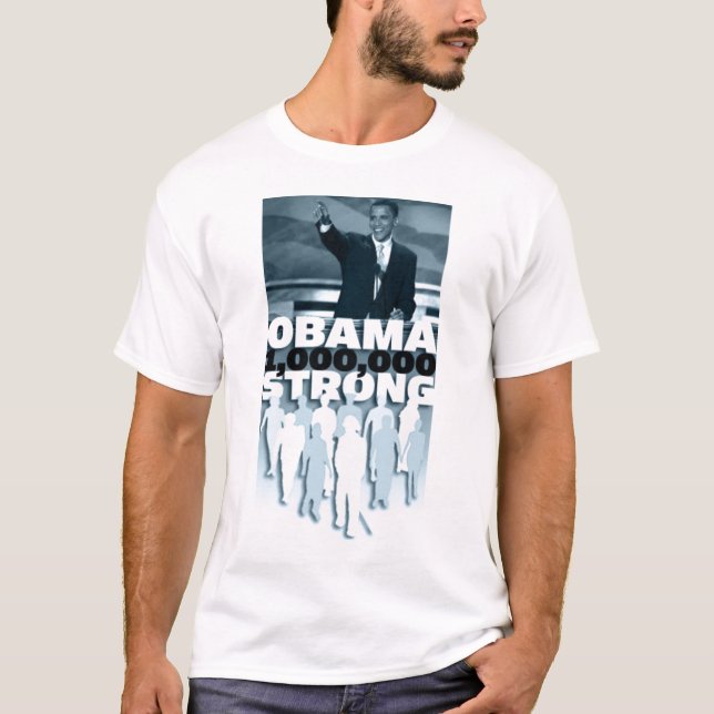 Camiseta Obama 1.000.000 forte (Frente)