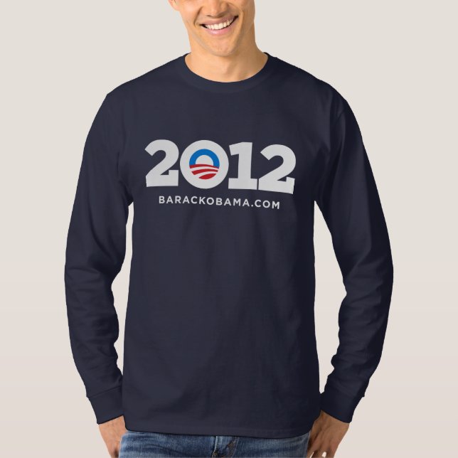 Camiseta Obama 2012 Shirts (Frente)