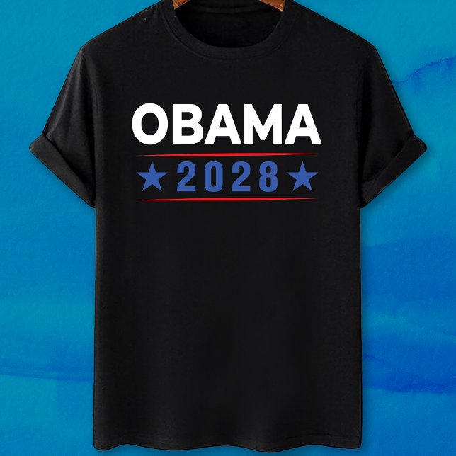 Camiseta Obama 2028 Anti Trump Terceiro Mandamento (Criador carregado)