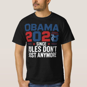Camiseta Obama 2028 Já que as Regras Não Existem Mais