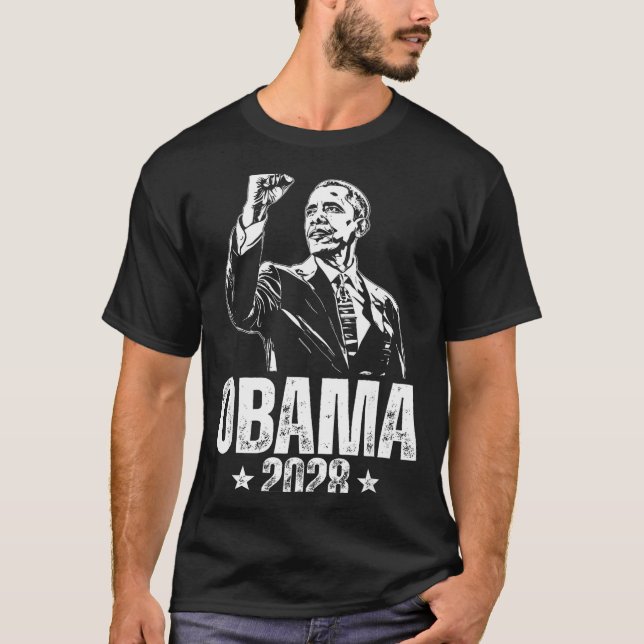 Camiseta Obama 2028 Let's Fix This Obama 48th President (Frente)