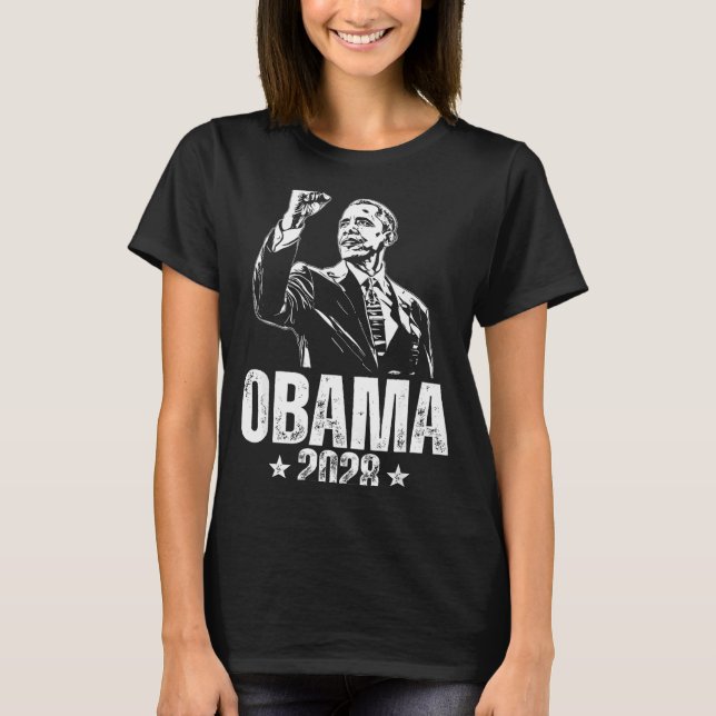Camiseta Obama 2028 Let's Fix This Obama 48th President (Frente)