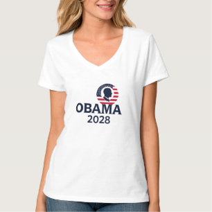 Camiseta Obama 2028 - Reeleição de Barack Obama