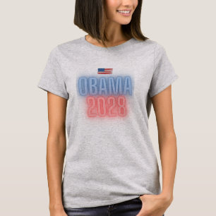 Camiseta Obama 2028 - Um Futuro Em Que Acreditamos