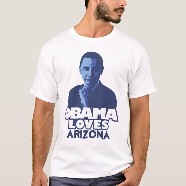 Camiseta OBAMA AMA a arizona (Frente)