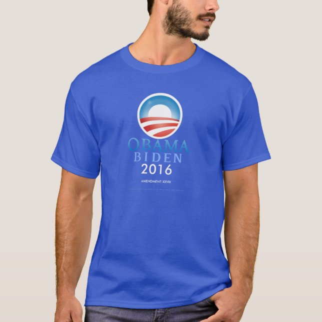 Camiseta Obama Biden 2016 (Frente)