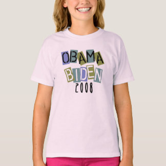 Camiseta Obama Biden - Letra Kids T-shirt
