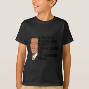 Camiseta Obama cita Barack Obama como político