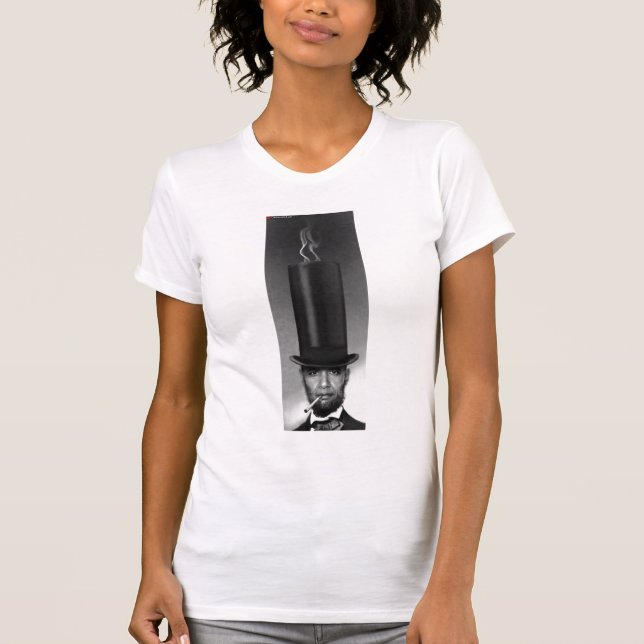 Camiseta Obama como Lincoln (Frente)