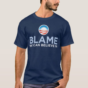 Camiseta Obama - culpa que nós podemos acreditar no t-shir